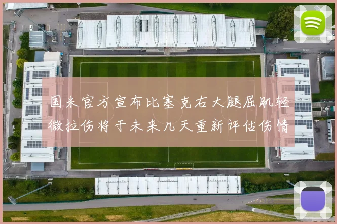 国米官方宣布比塞克右大腿屈肌轻微拉伤将于未来几天重新评估伤情